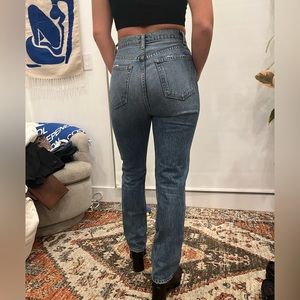 Reformation High-Rise Straight Leg jeans